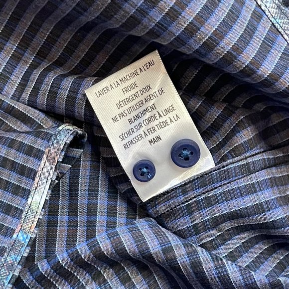 Robert Graham Men's Striped 100% Cotton Classic Fit Button Up Dress Shirt Sz XL - Picture 9 of 9